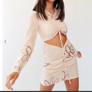 With Jean Hermana Dress | Chalk and Flowers Mini